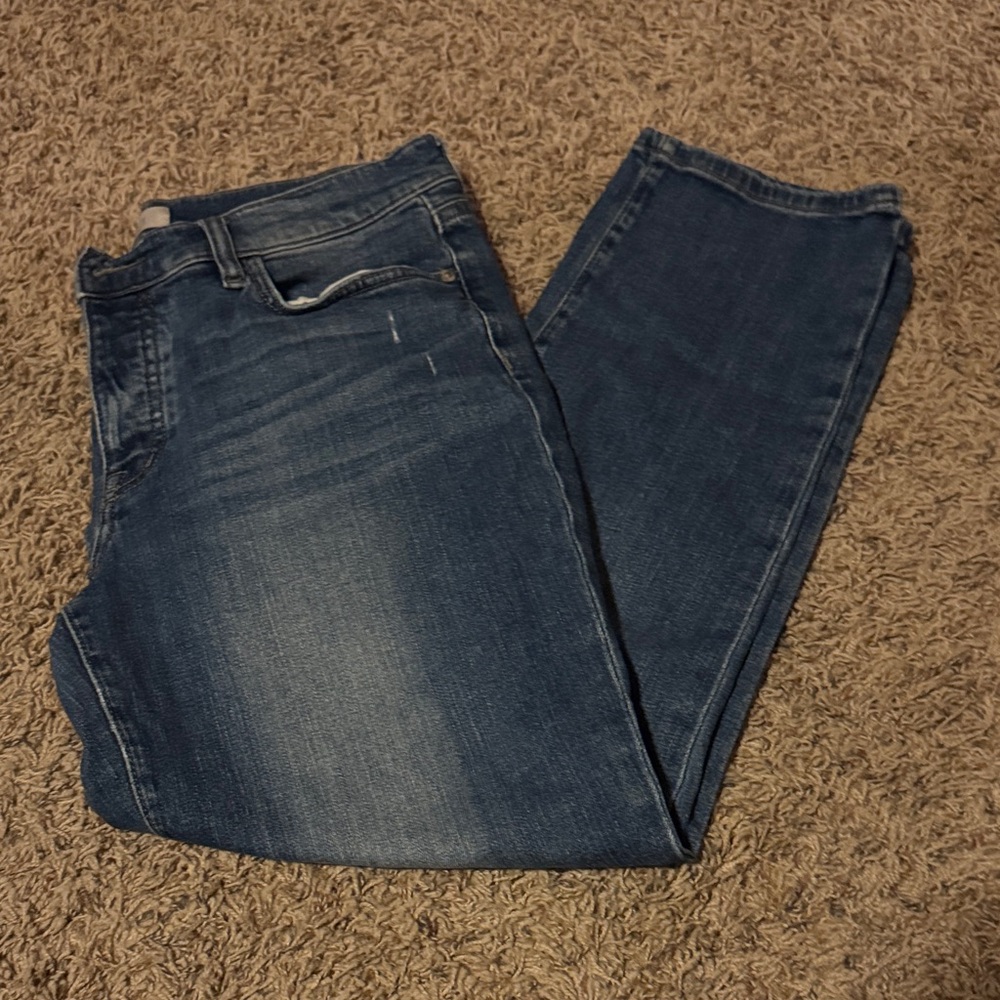 LOFT Women’s Dark Boyfriend Jeans
